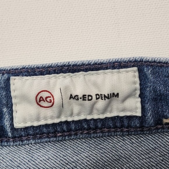 AG Adriano Goldschmied Mid Rise Straight Brinley Crop Jeans - Picture 7 of 10